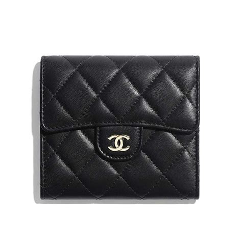 classic small flap wallet chanel|Chanel zipped wallet small.